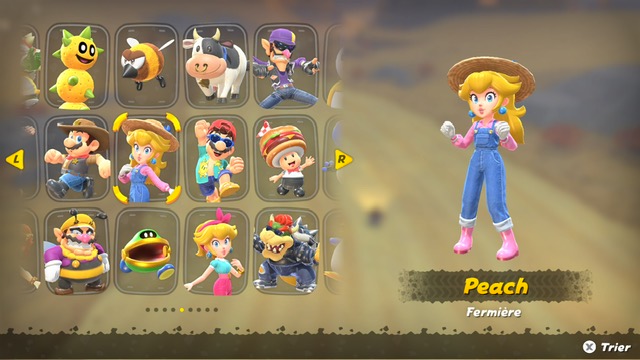 Personnages Mario Kart World