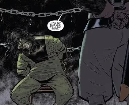 Lucius torturé dans La Menace de la Planète des Singes