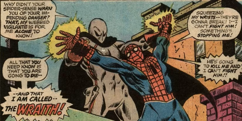 Wraith dans les comics Spider-Man